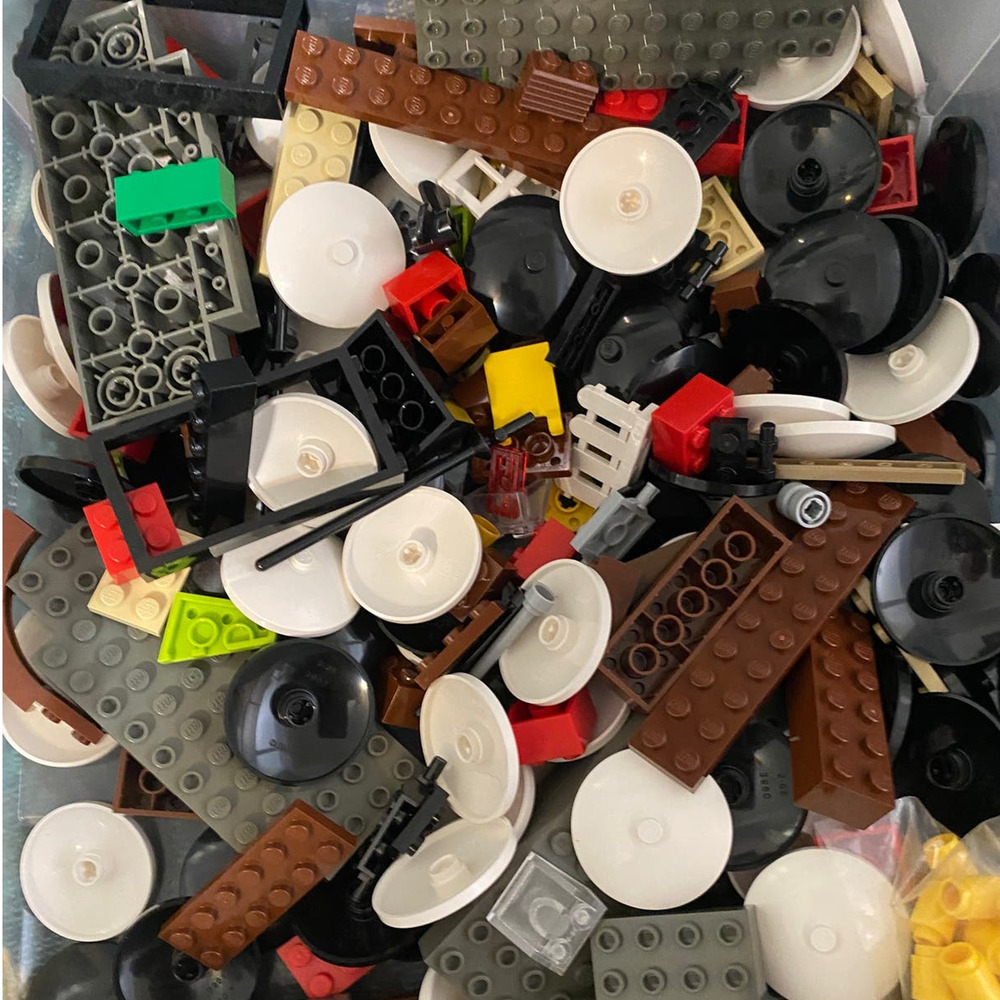 LEGO Bulk Lot 1.5+ Lbs Specialty Parts Plates Bricks Star Wars Castle MOC Clean